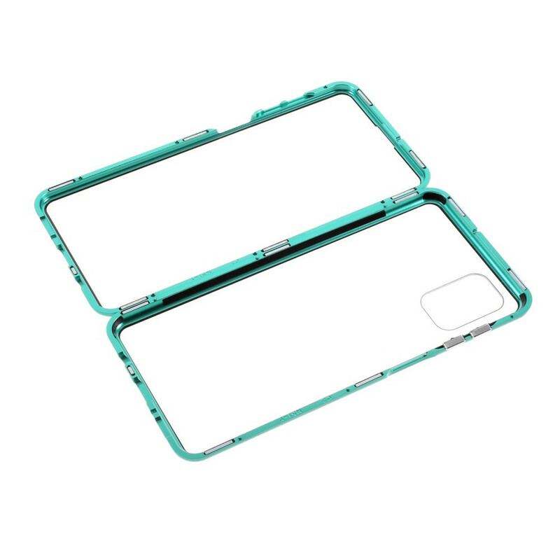 Cover Samsung Galaxy M51 Metalkanter Og Hærdet Glas