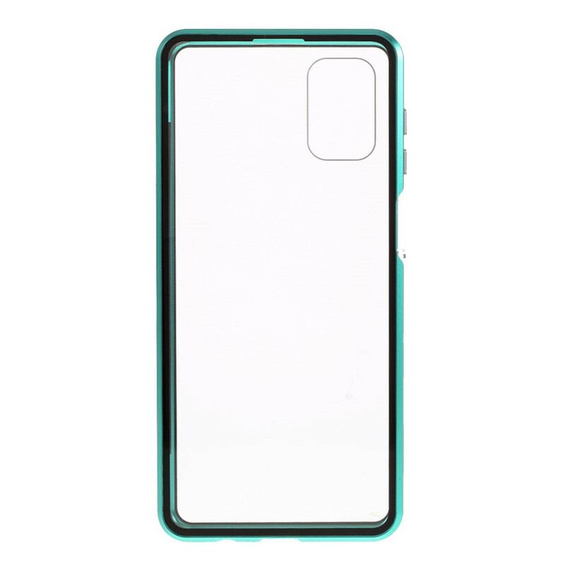 Cover Samsung Galaxy M51 Metalkanter Og Hærdet Glas