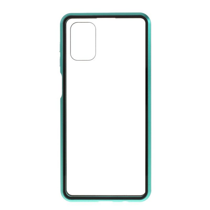 Cover Samsung Galaxy M51 Metalkanter Og Hærdet Glas