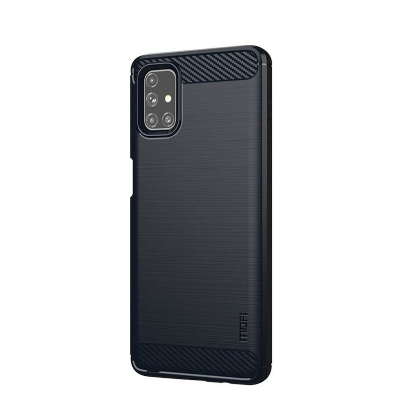 Cover Samsung Galaxy M51 Mofi Børstet Kulfiber