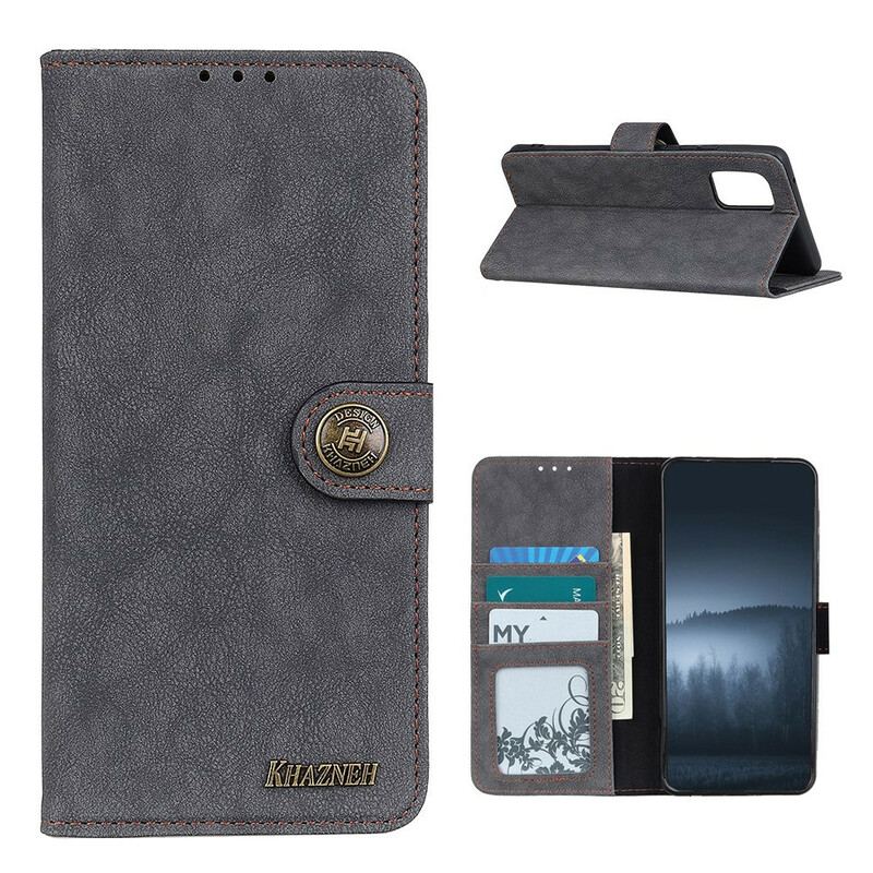 Flip Cover Samsung Galaxy M51 Khazneh Retro Split Imiteret Læder