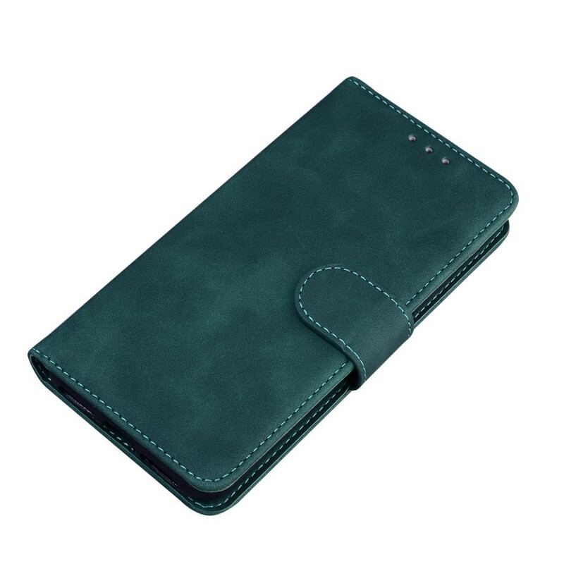 Flip Cover Samsung Galaxy M51 Monokrom Lædereffekt