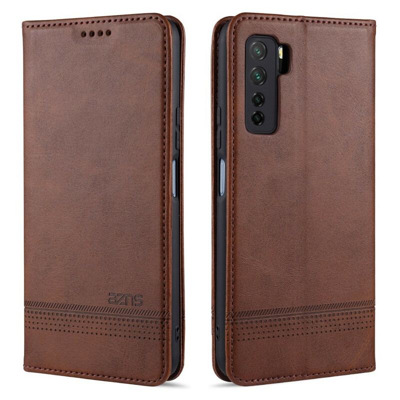 Cover Huawei P40 Lite 5G Flip Cover Azns Læderstyling