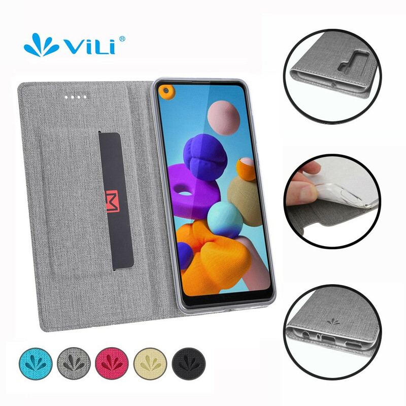 Cover Huawei P40 Lite 5G Flip Cover Tekstureret Vili Dmx