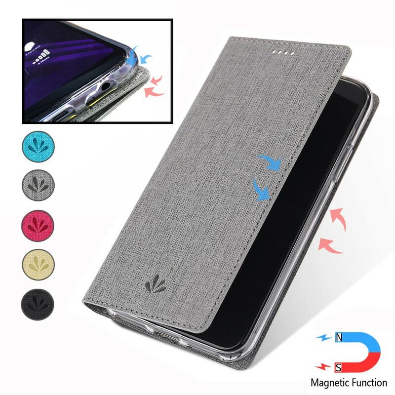 Cover Huawei P40 Lite 5G Flip Cover Tekstureret Vili Dmx