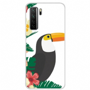 Cover Huawei P40 Lite 5G Gennemsigtig Toukan I Junglen