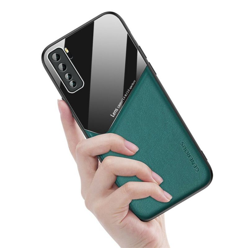 Cover Huawei P40 Lite 5G Magnetisk Lædereffekt