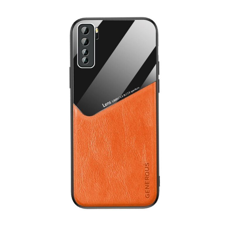 Cover Huawei P40 Lite 5G Magnetisk Lædereffekt