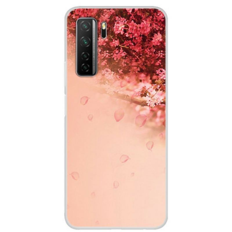 Cover Huawei P40 Lite 5G Sømløst Romantisk Træ