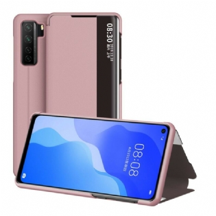 Cover Huawei P40 Lite 5G Tekstureret Kunstlæder