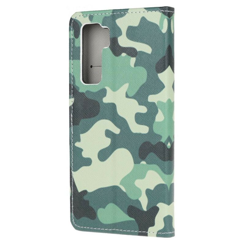 Flip Cover Huawei P40 Lite 5G Militær Camouflage