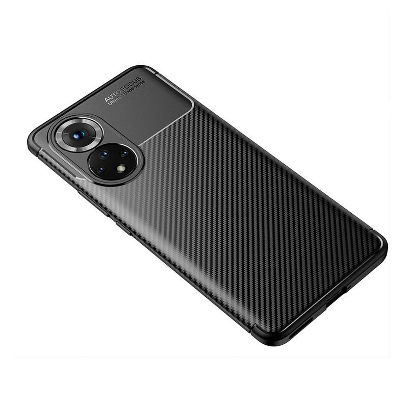 Cover Huawei Nova 9 Fleksibel Kulfibertekstur