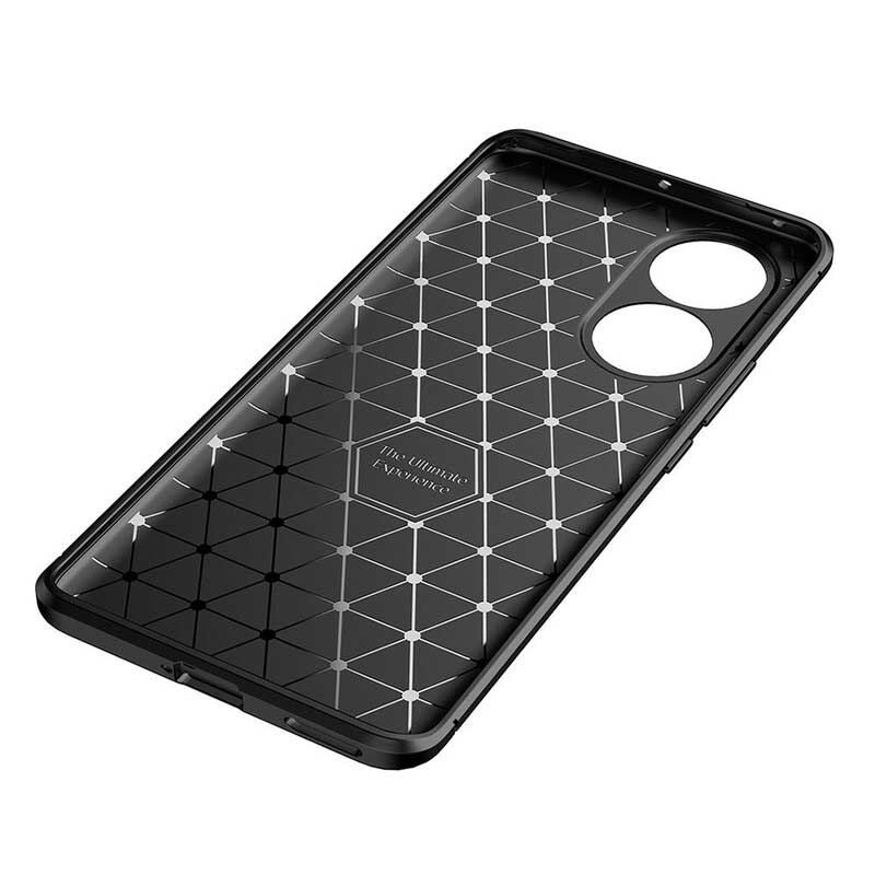 Cover Huawei Nova 9 Fleksibel Kulfibertekstur