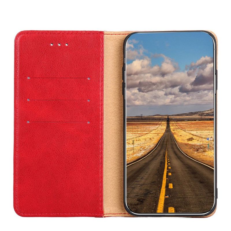 Cover Huawei Nova 9 Flip Cover Stil Lædernitte