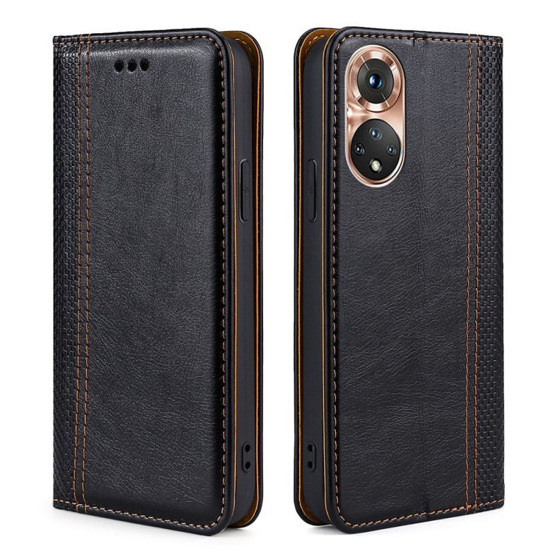 Cover Huawei Nova 9 Flip Cover Vintage Læder Stil