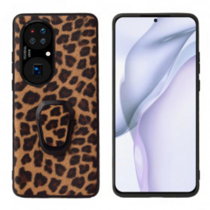 Cover Huawei P50 Leopard Stil Ring-støtte