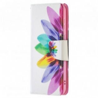 Flip Cover Huawei P50 Akvarel Blomst