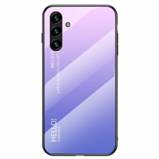 Cover Samsung Galaxy A13 5G / A04s Hærdet Glas Hej