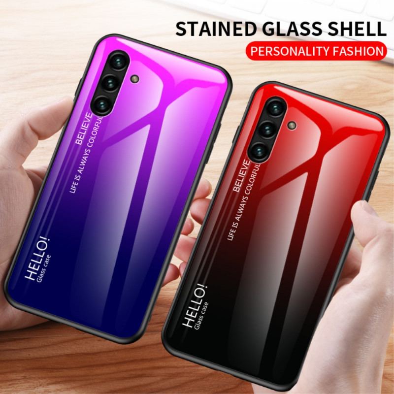 Cover Samsung Galaxy A13 5G / A04s Hærdet Glas Hej