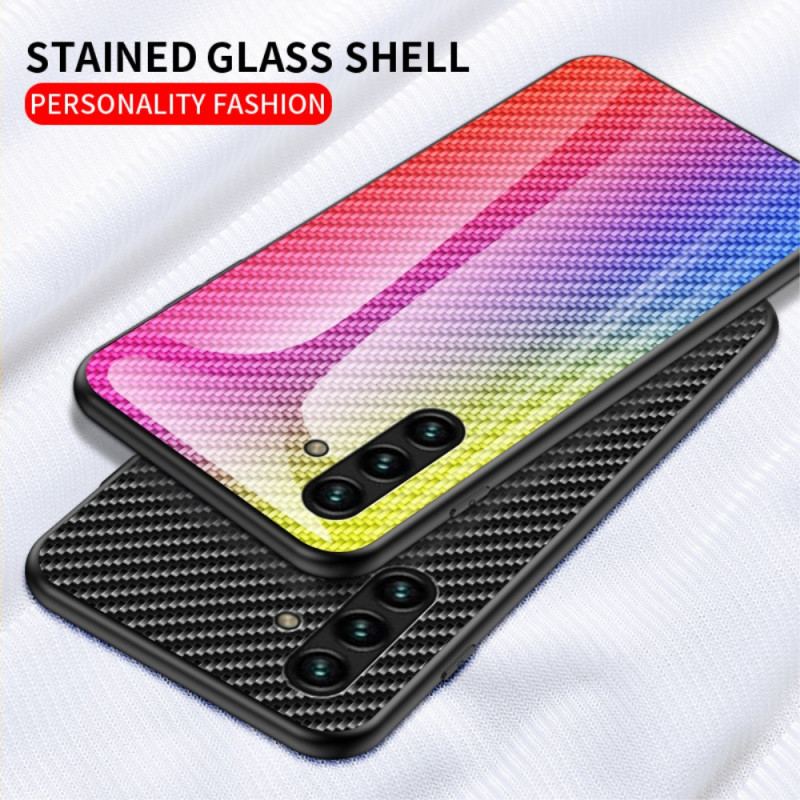 Cover Samsung Galaxy A13 5G / A04s Kulfiber Hærdet Glas