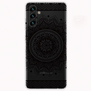 Cover Samsung Galaxy A13 5G / A04s Mandala Med Enkelt Blomst