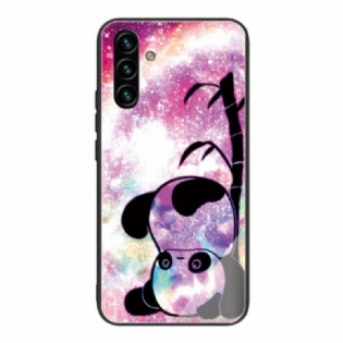 Cover Samsung Galaxy A13 5G / A04s Panda Hærdet Glas