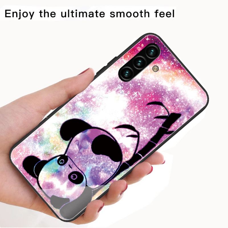 Cover Samsung Galaxy A13 5G / A04s Panda Hærdet Glas