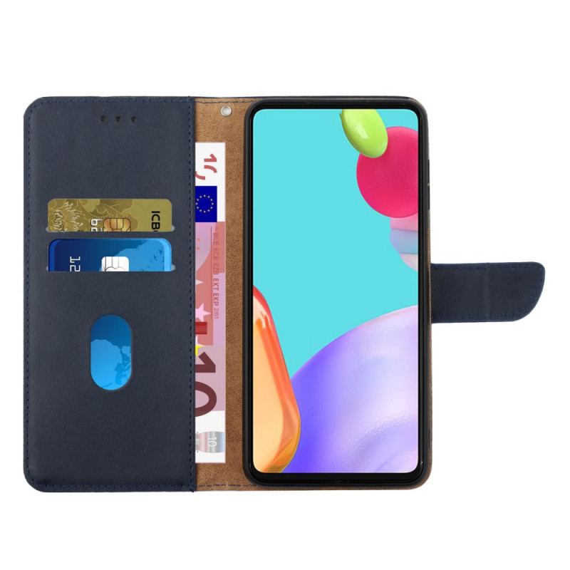 Flip Cover Samsung Galaxy A13 5G / A04s Ægte Nappa Læder