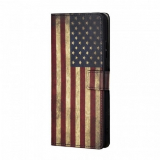 Flip Cover Samsung Galaxy A13 5G / A04s Amerikansk Flag
