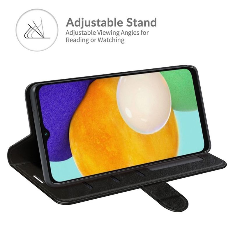 Flip Cover Samsung Galaxy A13 5G / A04s Klassisk Lædereffekt