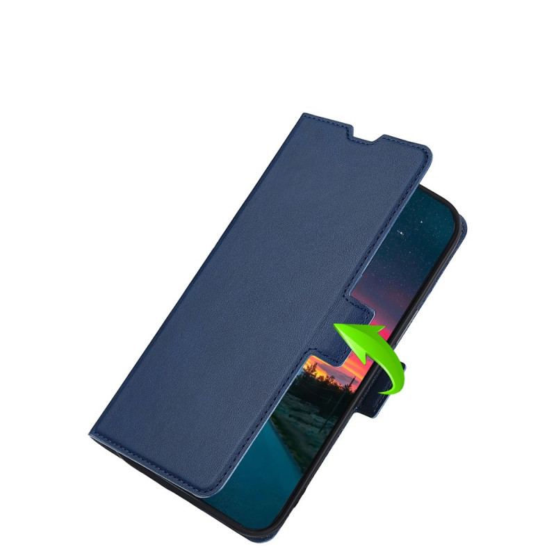 Flip Cover Samsung Galaxy A13 5G / A04s Læder Cover Flap Dobbelt Design