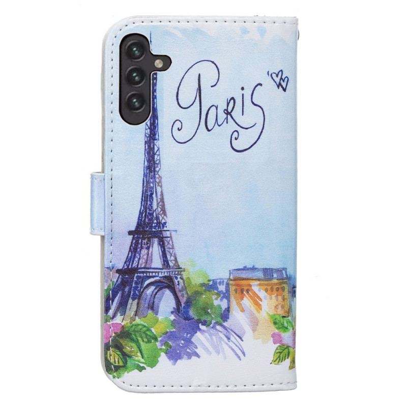 Flip Cover Samsung Galaxy A13 5G / A04s Maleri Paris