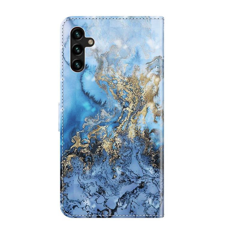 Flip Cover Samsung Galaxy A13 5G / A04s Marmordesign Med Snor