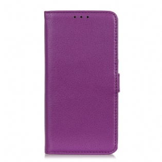 Flip Cover Samsung Galaxy A13 5G / A04s Premium Litchi Imiteret Læder