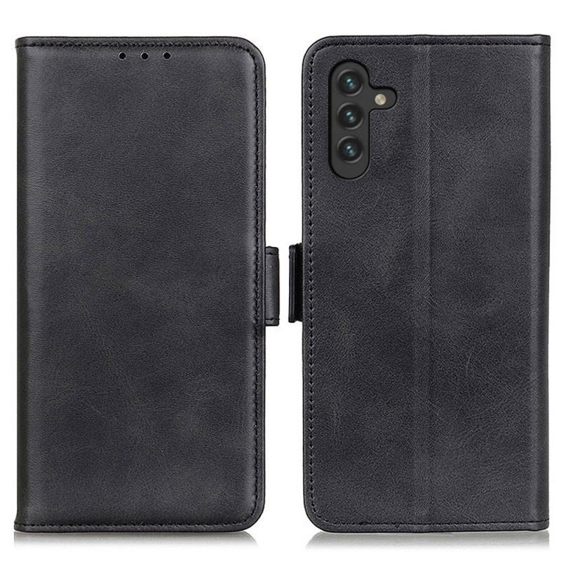 Læder Cover Samsung Galaxy A13 5G / A04s Flip Cover Dobbelt Klap