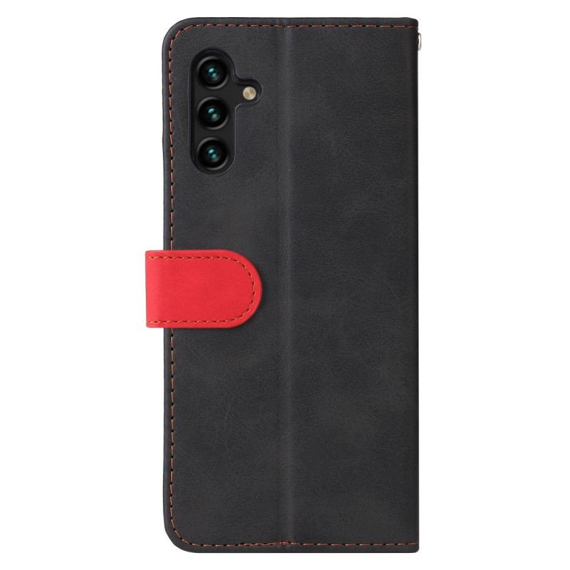 Læder Cover Samsung Galaxy A13 5G / A04s To-tonet