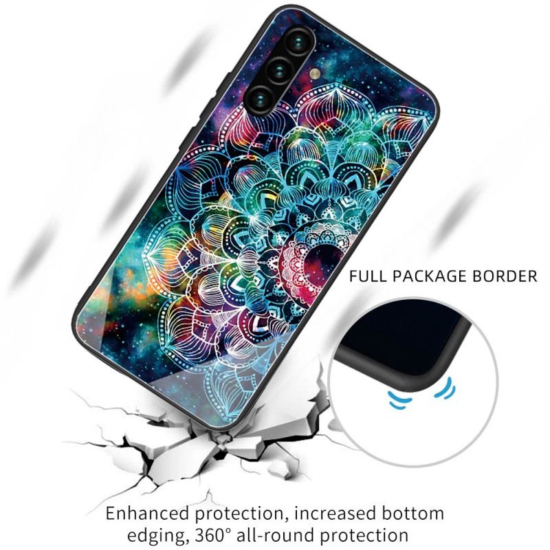 Mobilcover Samsung Galaxy A13 5G / A04s Mandala Hærdet Glas