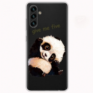 Mobilcover Samsung Galaxy A13 5G / A04s Panda Giv Mig Fem