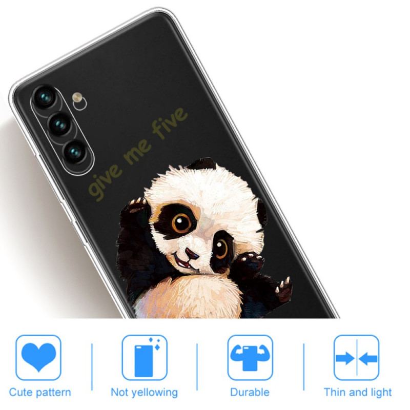 Mobilcover Samsung Galaxy A13 5G / A04s Panda Giv Mig Fem