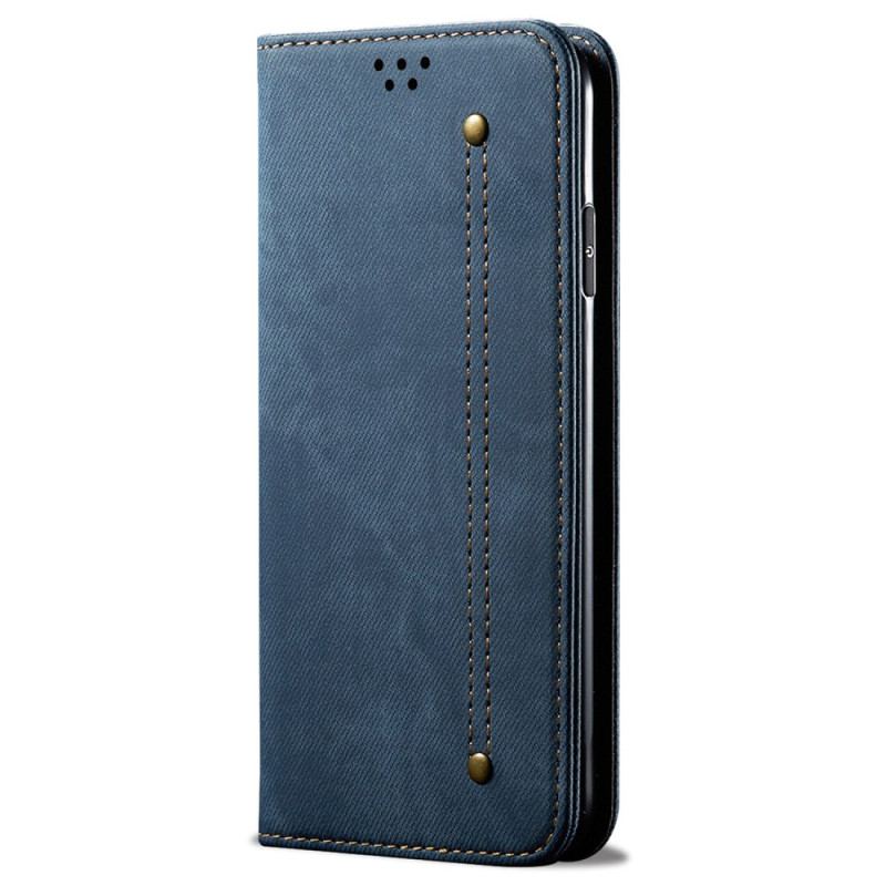 Flip Cover Oppo Reno 12 5g Jeansstof