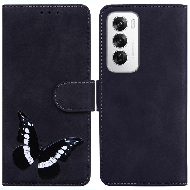 Flip Cover Oppo Reno 12 5g Sommerfugl