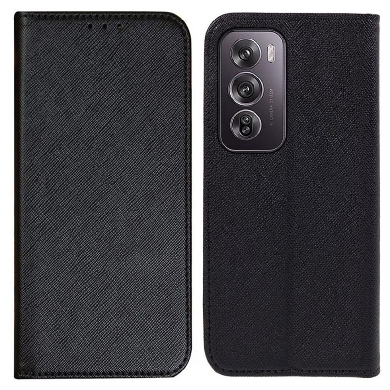 Flip Cover Til Oppo Reno 12 5g Korstekstur