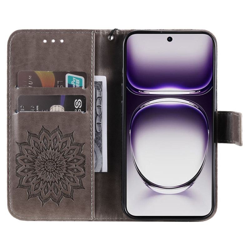 Flip Cover Til Oppo Reno 12 5g Mandala Med Rem