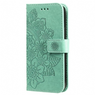 Flip Cover Til Oppo Reno 12 5g Mandala Print Med Rem