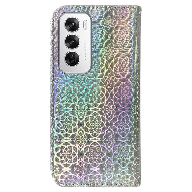 Læder Cover Oppo Reno 12 5g Telefon Etui Discostil