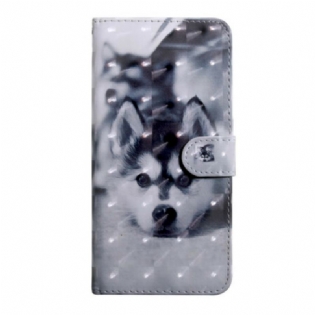 Flip Cover Samsung Galaxy A20s Lys Spot Hunden Gustave