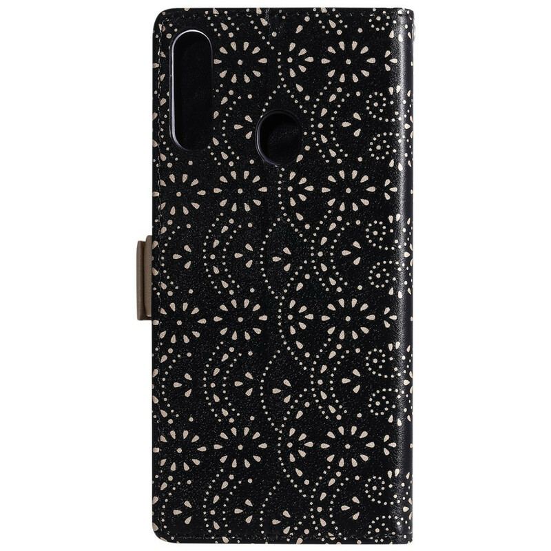 Flip Cover Samsung Galaxy A20s Med Snor Blonderrem Møntpung