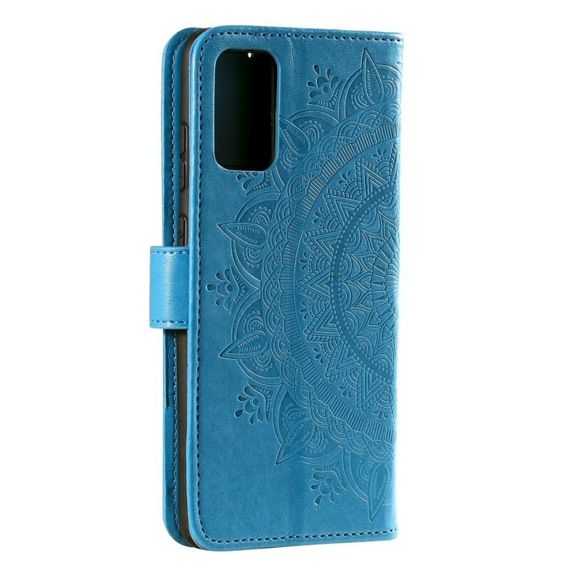 Læder Cover Samsung Galaxy A20s Sol Mandala