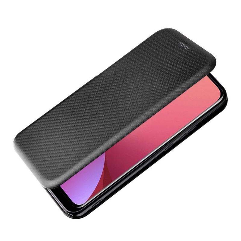 Cover Xiaomi 12 Pro Flip Cover Farvet Carbon Silikone