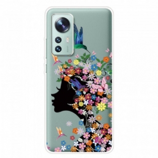 Cover Xiaomi 12 Pro Silikone Blomsterhoved